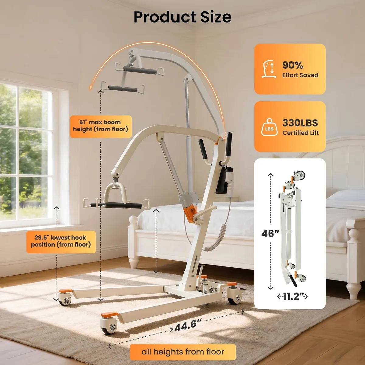Vocic AY05 Electric Patient Transfer Hoyer Lift