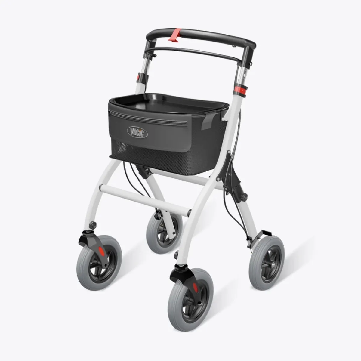 Vocic Z32 Slim Foldable Indoor Rollator for Small Spaces