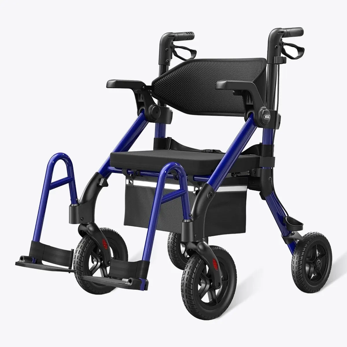 Vocic Z55 Versatile 2-in-1 Rollator Walker & Transport Chair