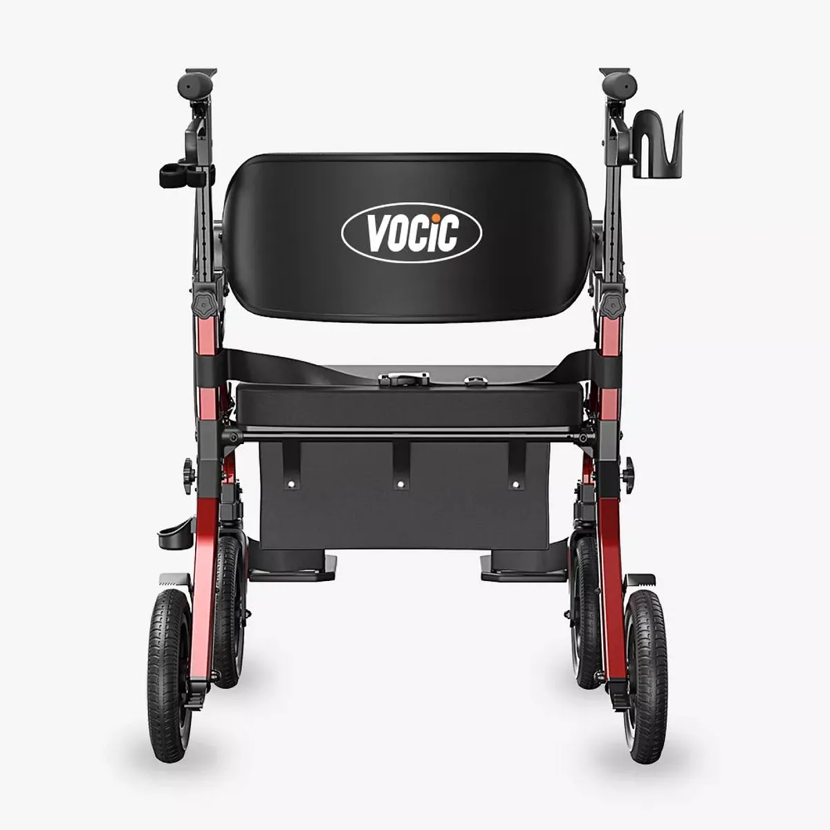 Vocic Z59 Heavy-Duty Bariatric 2-in-1 Rollator & Transport Chair
