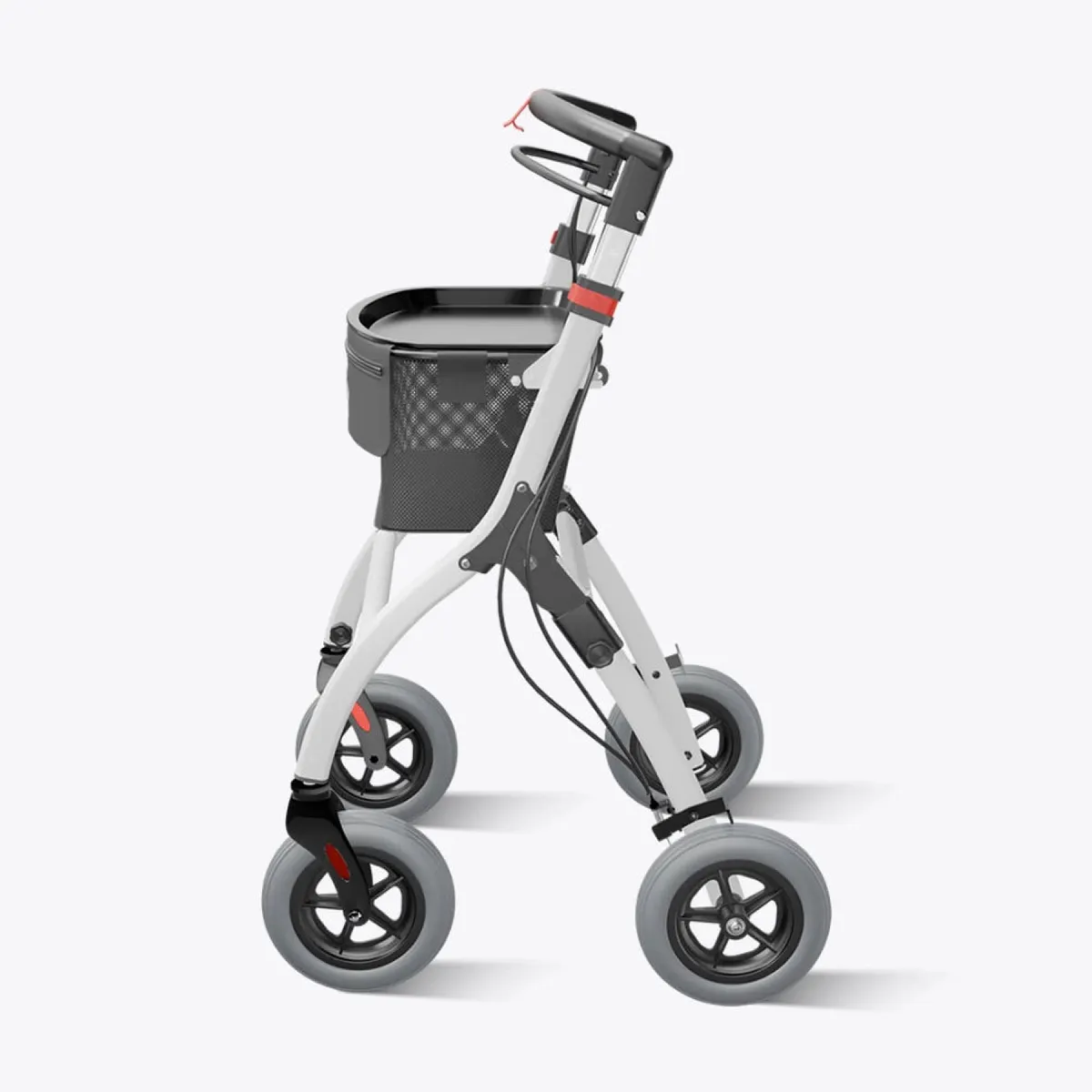 Vocic Z32 Slim Foldable Indoor Rollator for Small Spaces