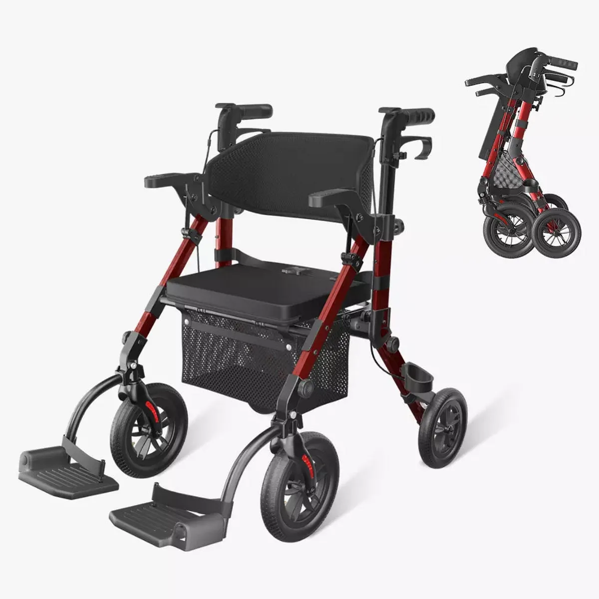 Vocic Z51 Shift Combo 2-in-1 Rollator & Transport Chair