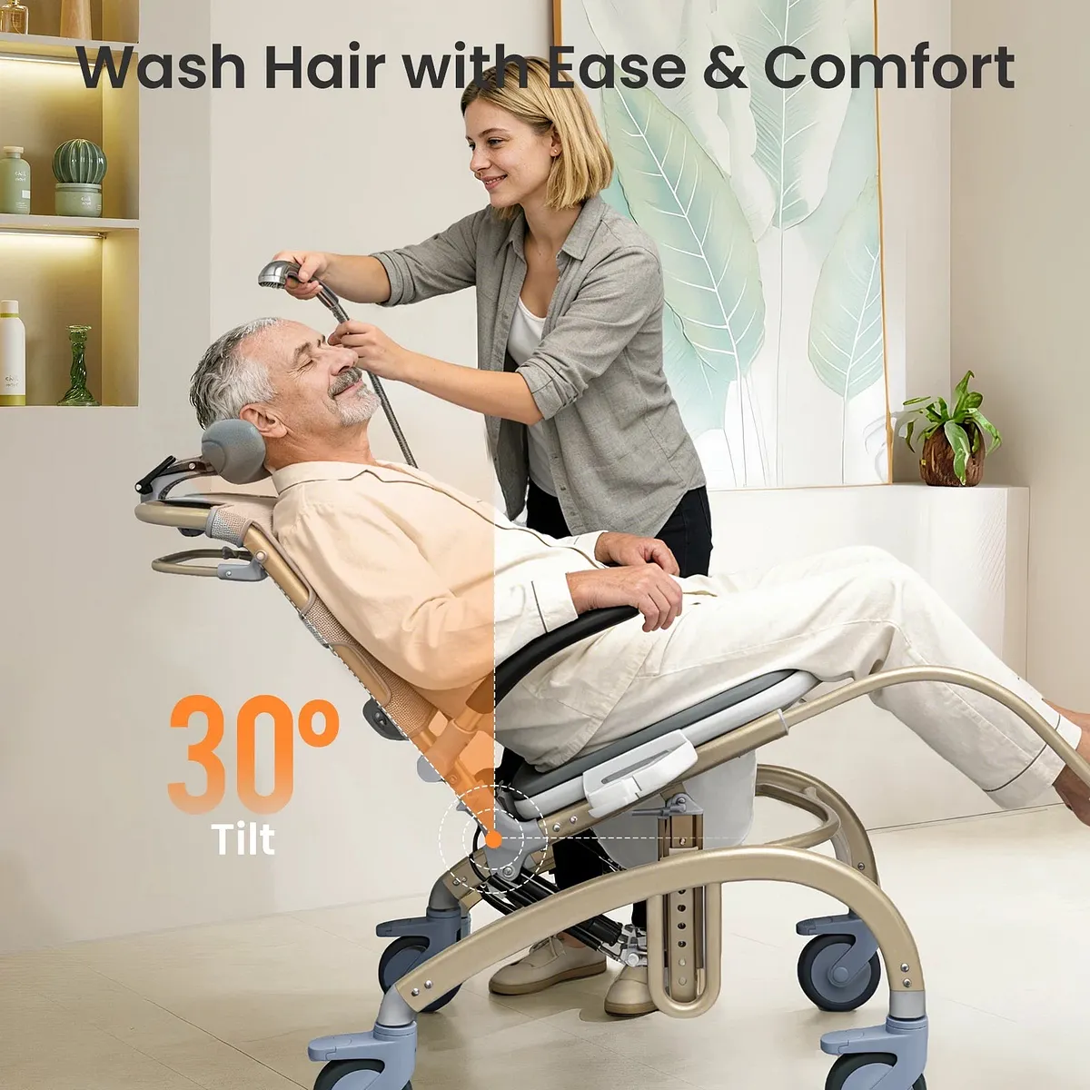 Vocic XZY08 Reclining Shower Chair