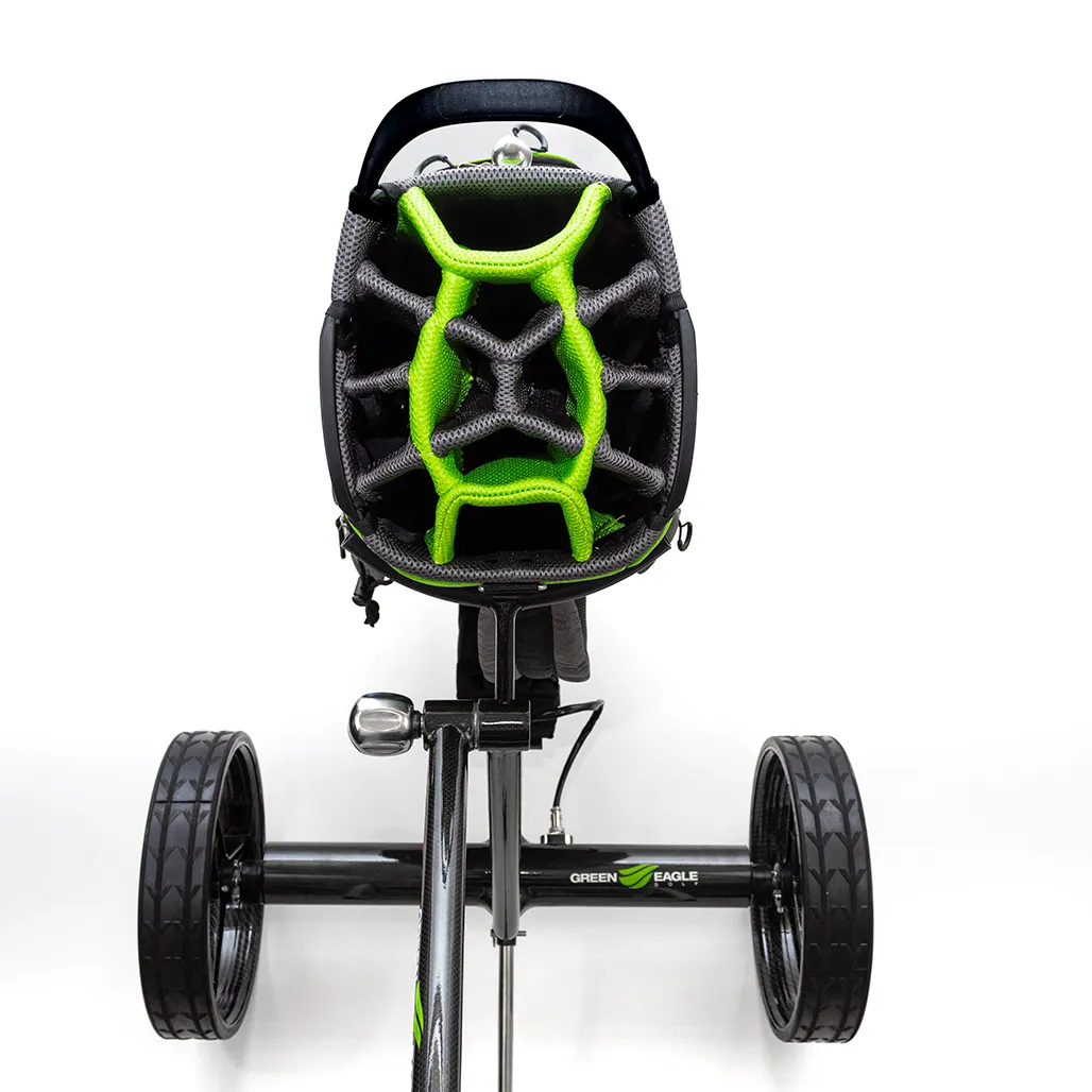 Green Eagle Aria Carbon Remote Carbon Fiber Electric Golf Push Cart