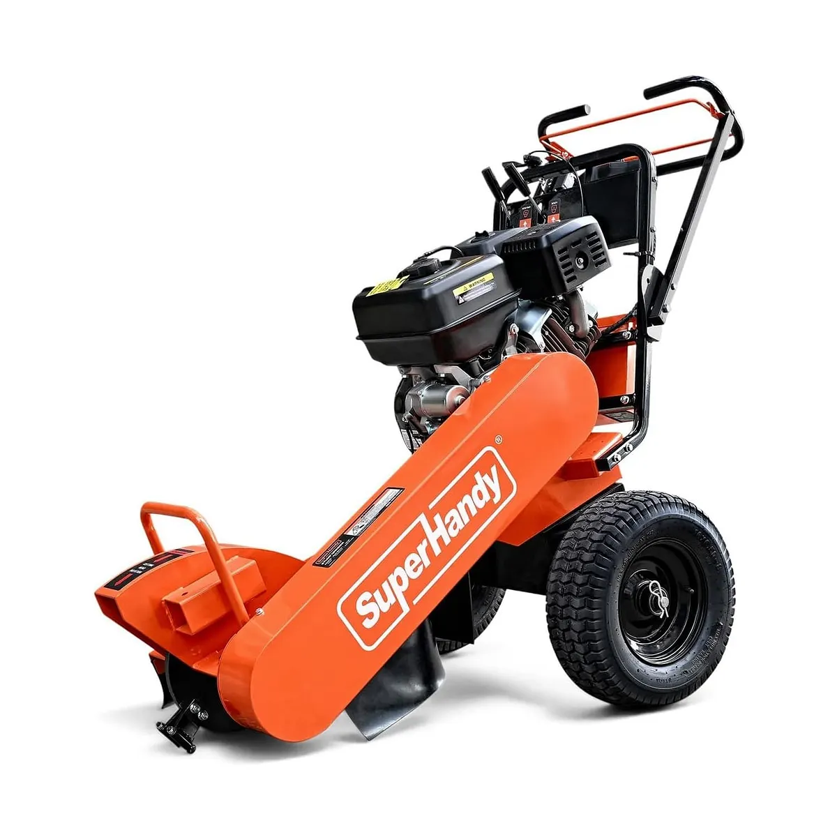 SuperHandy 15HP Gas Stump Grinder with Electric Start & Sweep Function, 420cc - GUO152