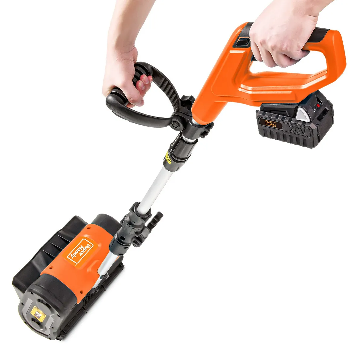 SuperHandy Electric Snow Thrower, 20V 4Ah Battery, 10" Clearing Width - GUT132