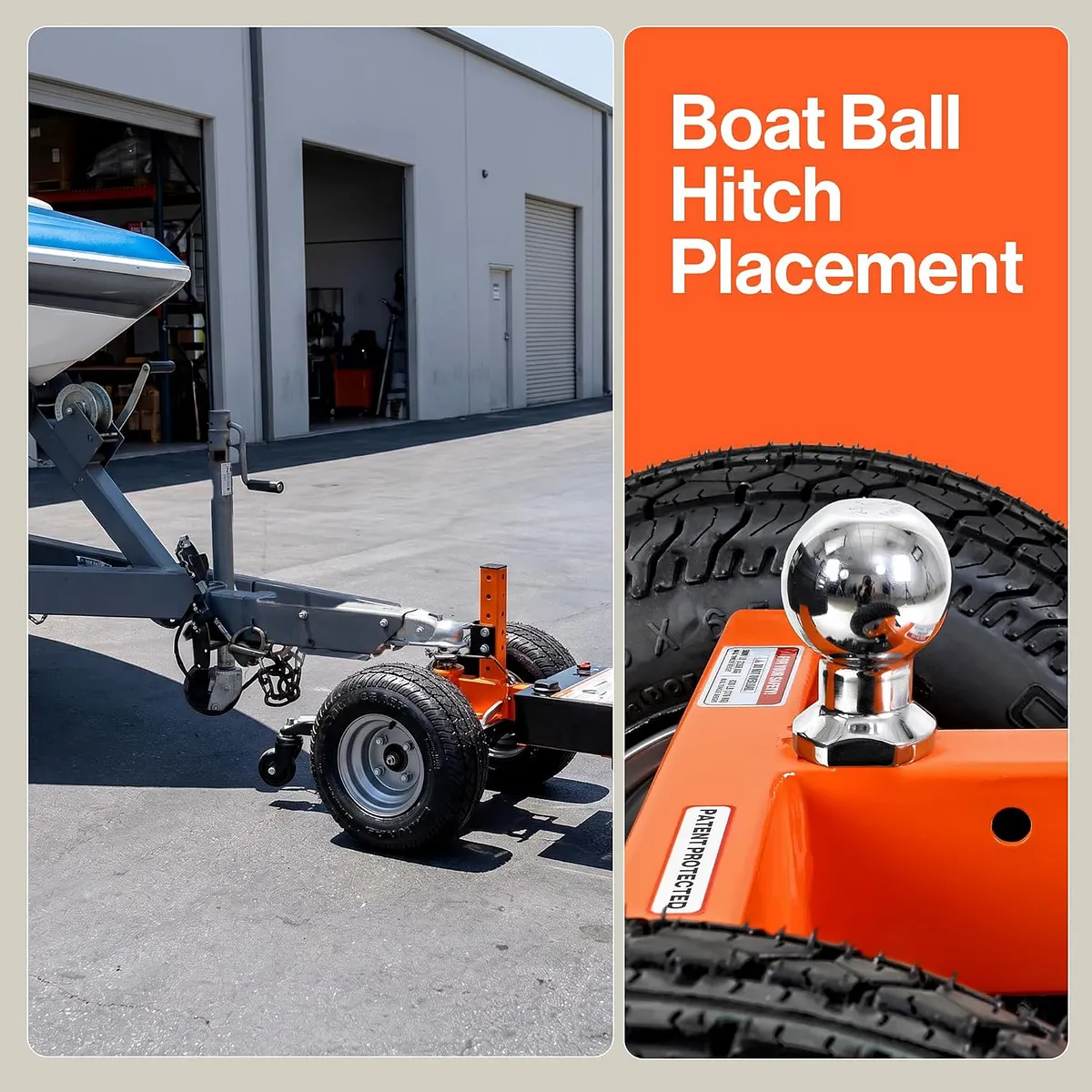 SuperHandy Electric Trailer Dolly, 24V 9Ah Battery, 5000 lb Towing Capacity - GUO158