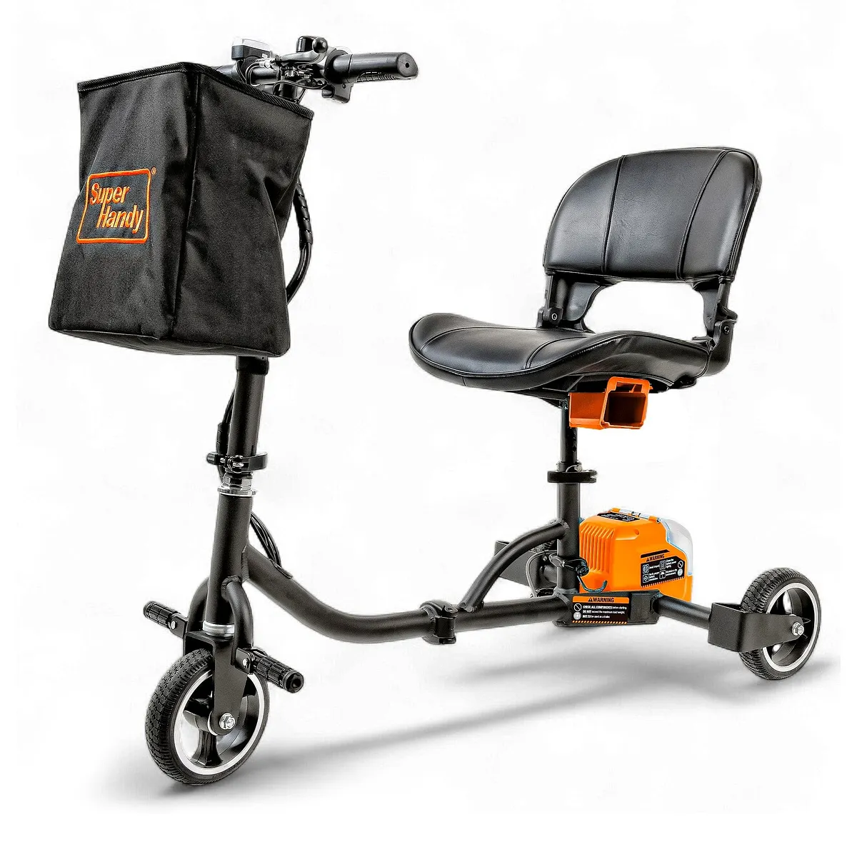 SuperHandy Passport 3-Wheel Foldable Travel Mobility Scooter, 48V 2Ah Battery - GUT184
