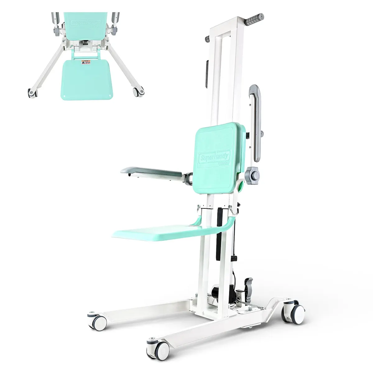 SuperHandy Transfer Floor Lift, Sit-to-Stand & Floor Lift, 500 lb Capacity - GUT201