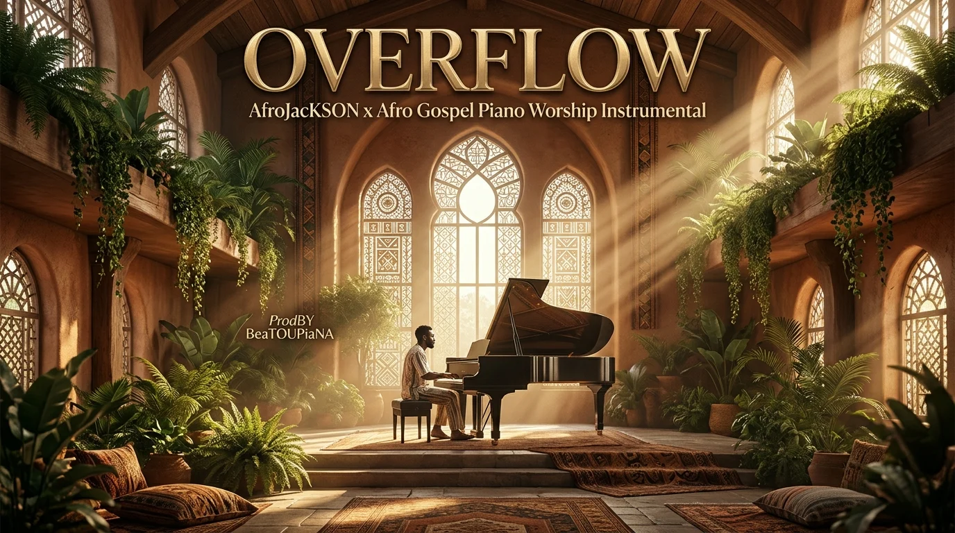 Project preview of FreeBEAT: Overflow AfroJacKSON x Afro Gospel Piano Worship Instrumental