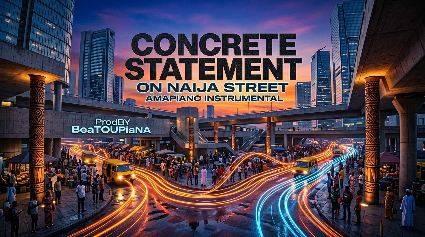 Project preview of FreeBEAT: Concrete Statement on Naija Street Amapiano Instrumental