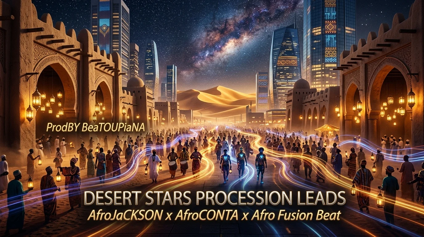 Project preview of Desert Stars Procession Leads AfroJaCKSON x AfroCONTA x Afro Fusion Beat