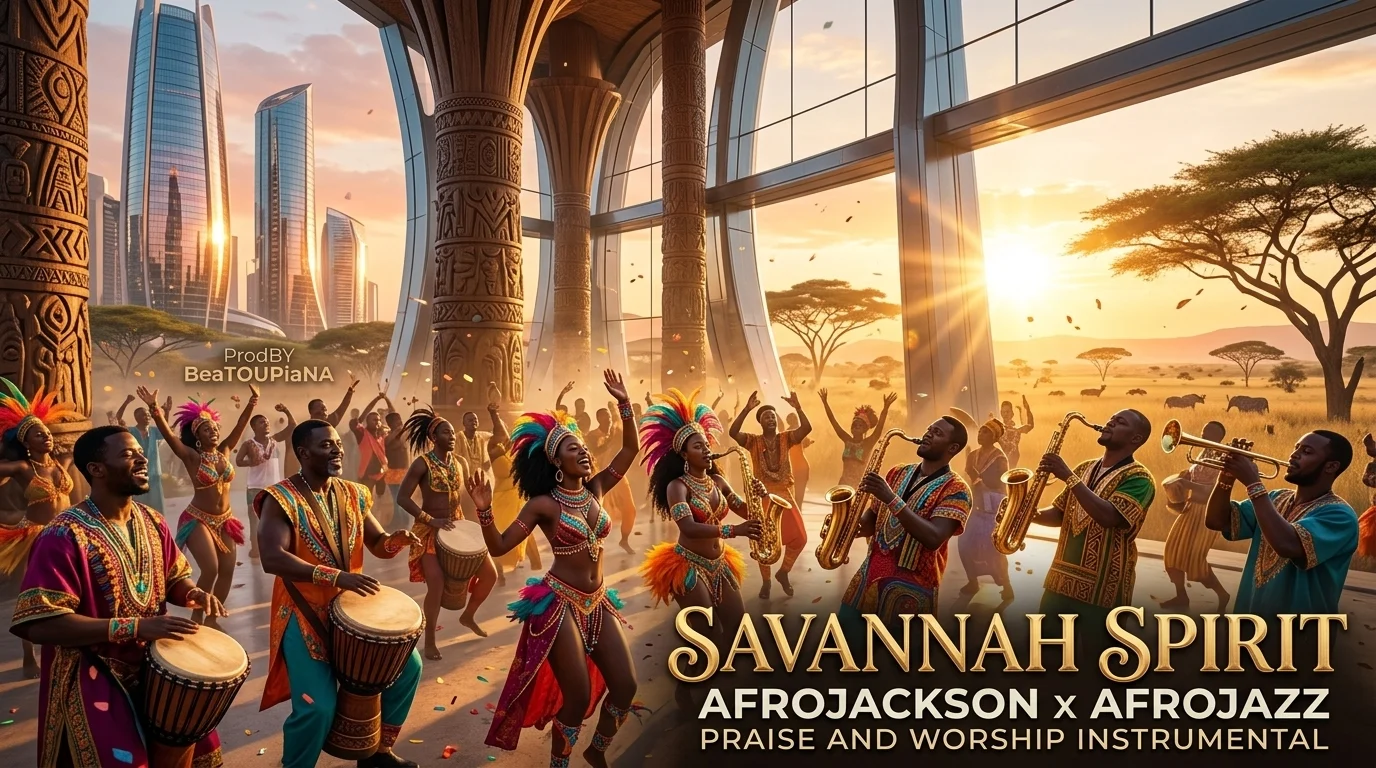 Project preview of FreeBEAT: Savannah Spirit AfroJaCKSON x AfroJAZZ Praise and Worship Instrumental