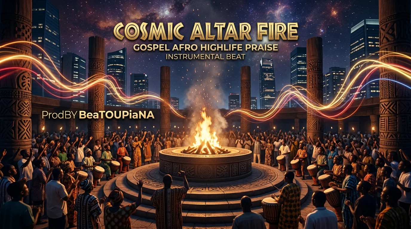 Project preview of FreeBEAT: Cosmic Altar Fire Gospel Afro Highlife Praise Instrumental Beat