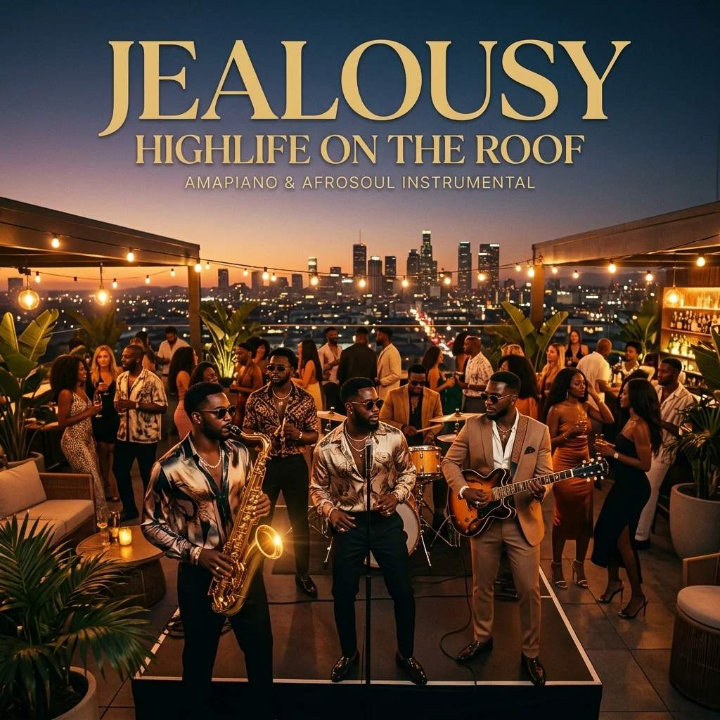 Project preview of FreeBEAT: Jealousy Highlife on the Roof Amapiano and Afrosoul Instrumental