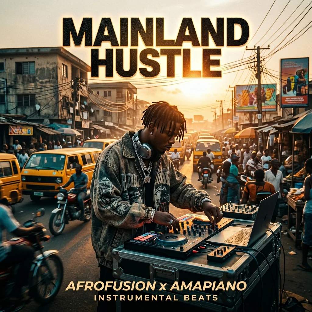 Project preview of FreeBEAT: Mainland Hustle AfroFUSION x Amapiano Instrumental Beat