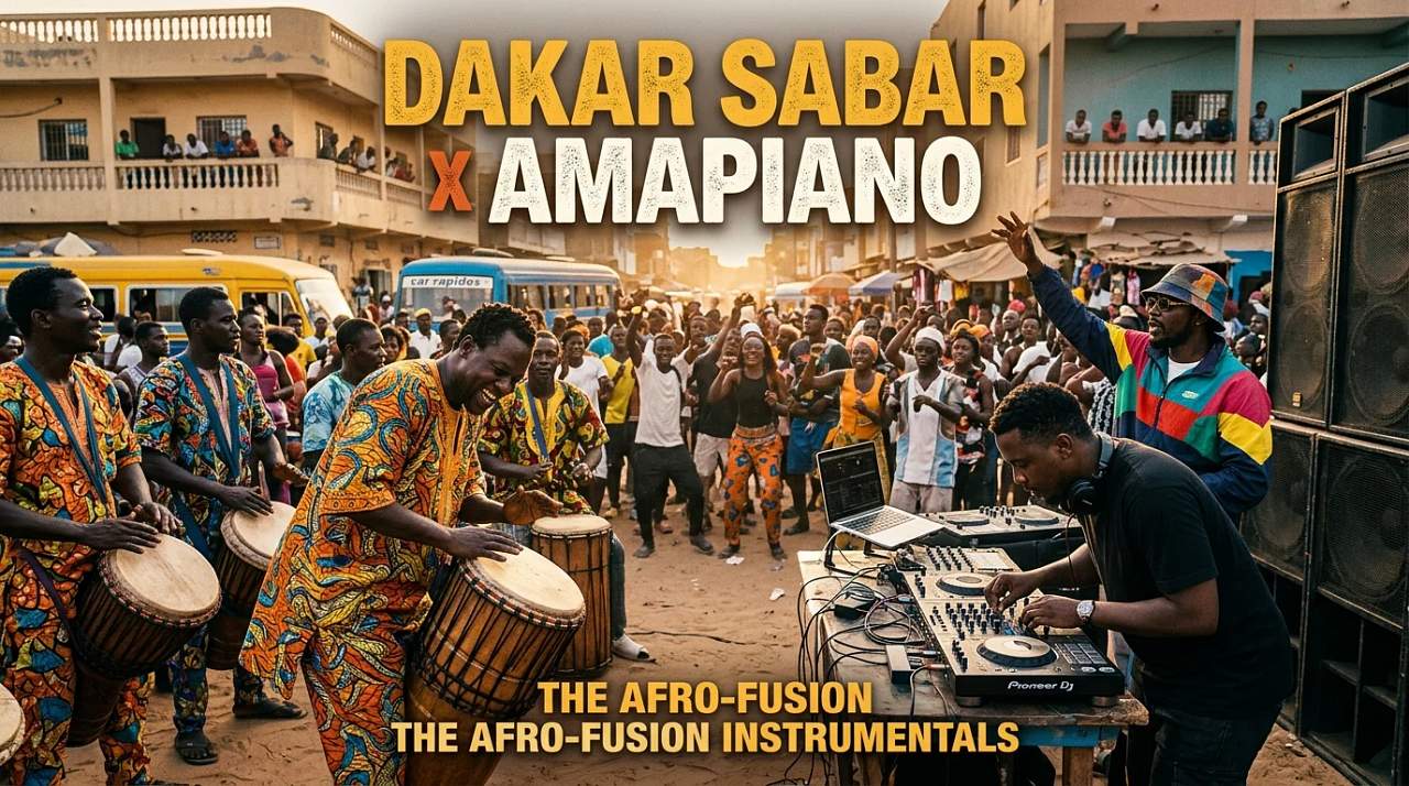 Project preview of FreeBEAT: Dakar Sabar Afro Fusion x Amapiano Instrumental Beat