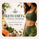 KETO DIET & FITNESS PROGRAM listing image on Whop