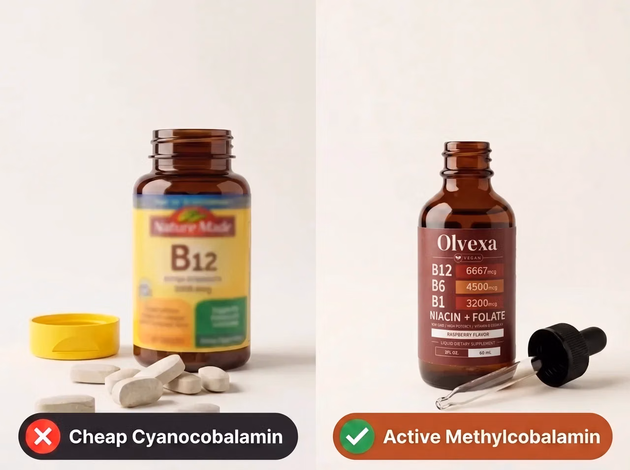 Not "Cheap Cyanocobalamin" Like Chemist Shelf Brands