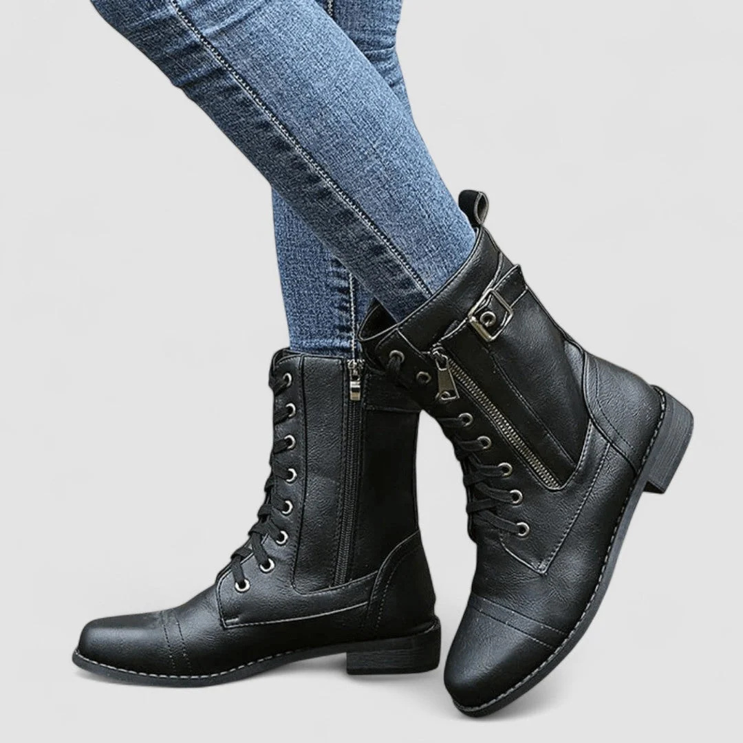 Natalia | Western Boots with Buckle