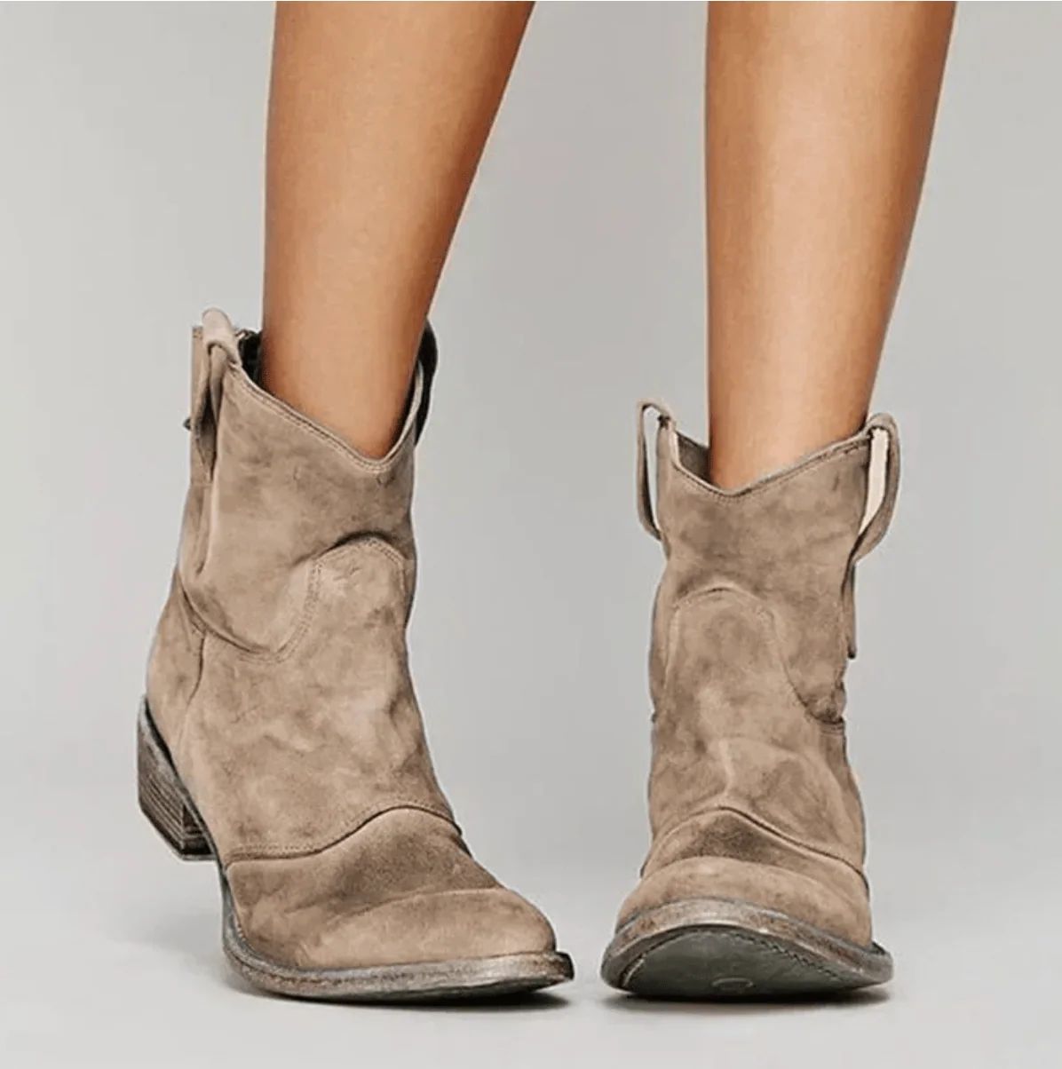 Serafina | Pull-On Western Ankle Boots
