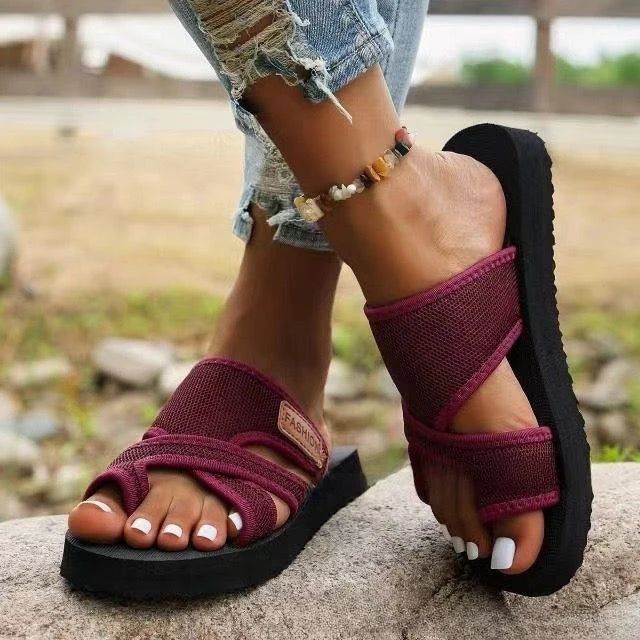 Nadette | Cushioned Comfort Slide Sandals