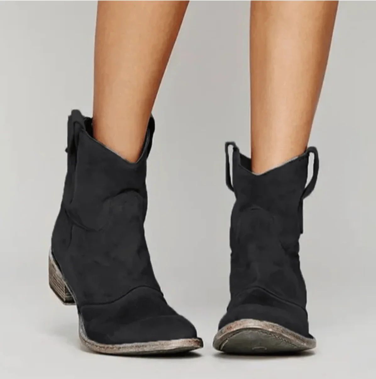 Serafina | Pull-On Western Ankle Boots