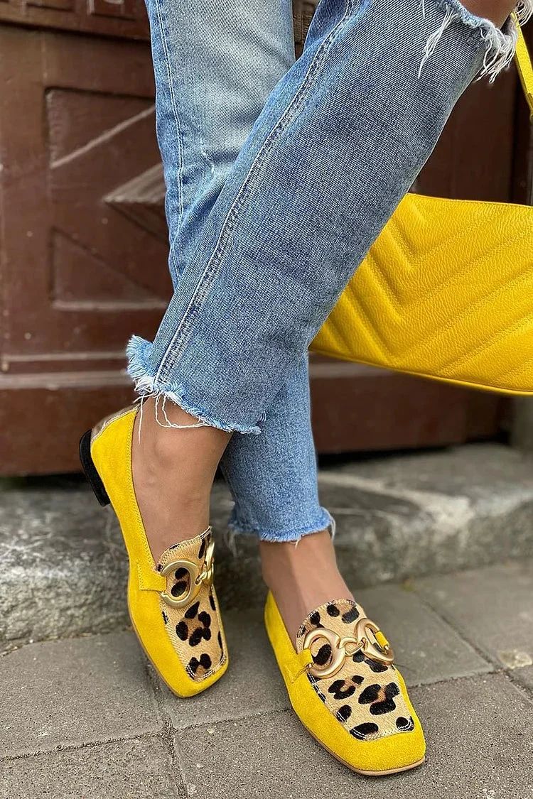 Federica | Animal-Print Loafers