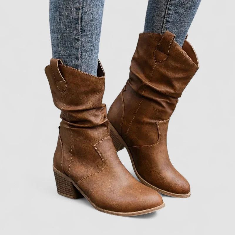 Eleonora | Heeled Slouch Boots