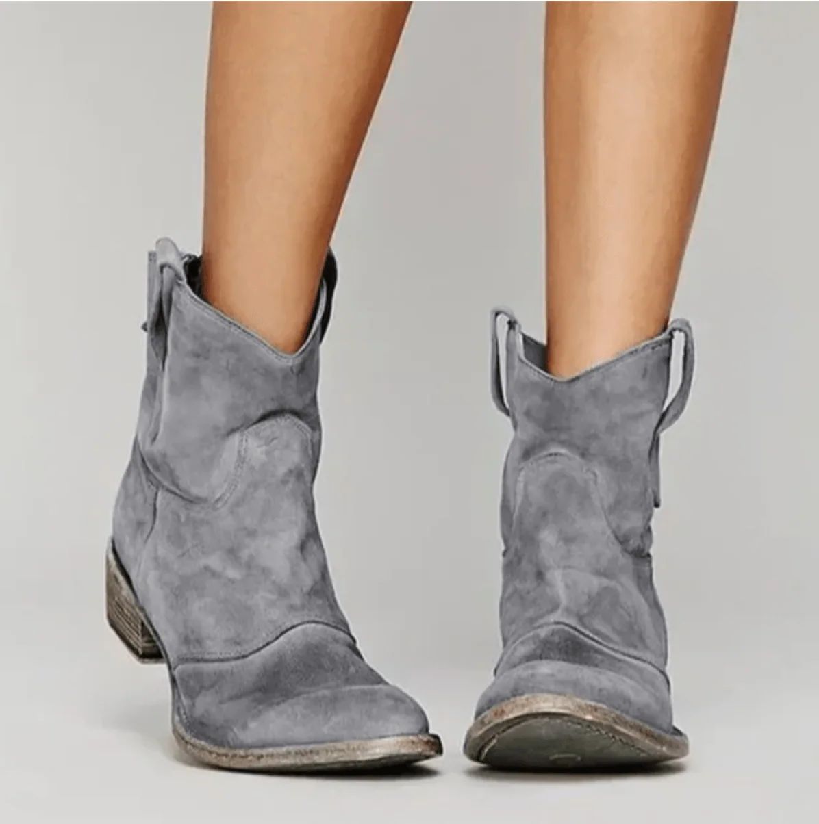 Serafina | Pull-On Western Ankle Boots