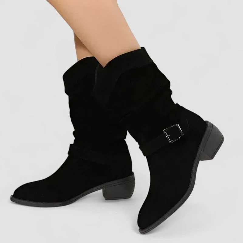 Elisabetta | Slouch Western Boots