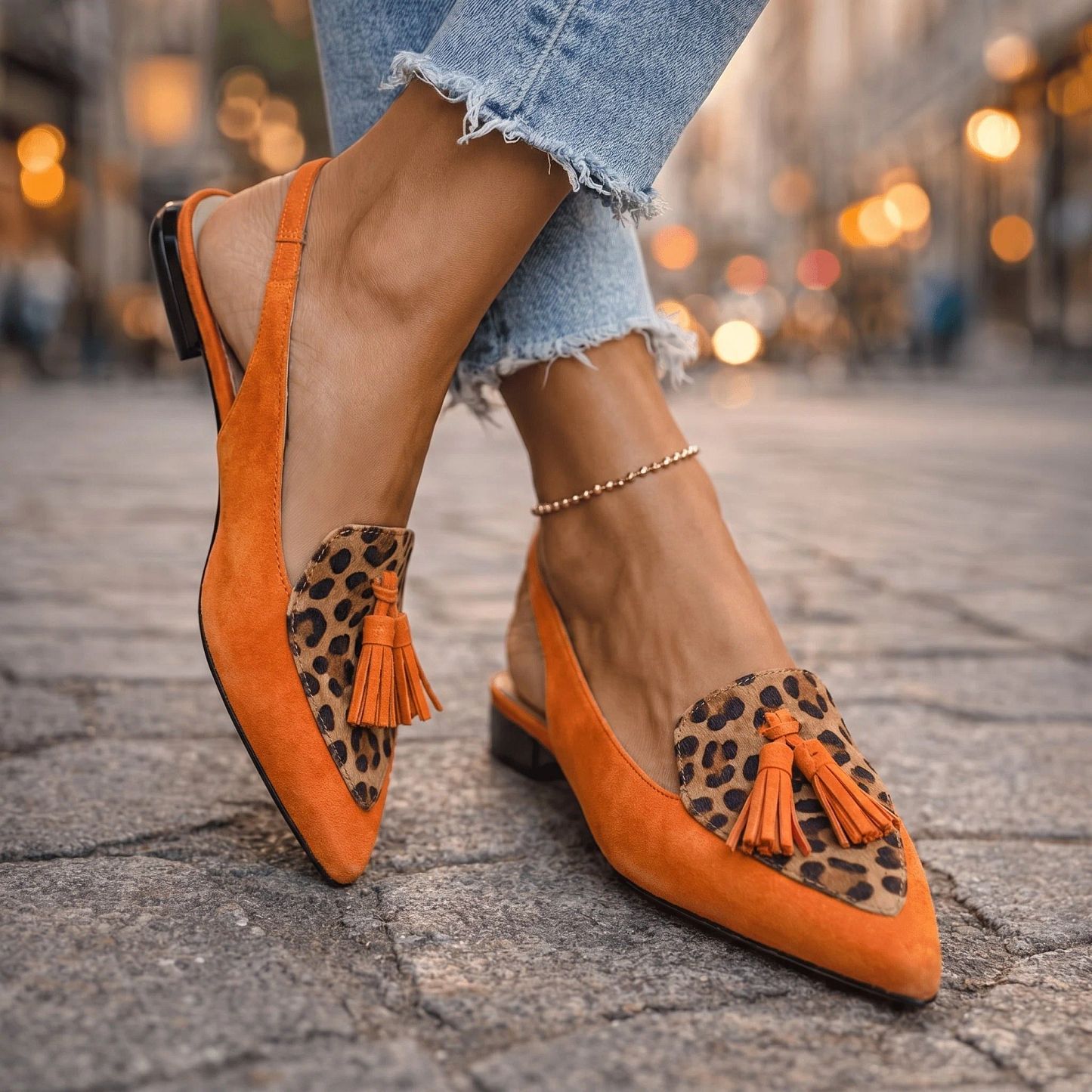 Sofia | Handcrafted Strappy Sandals with Tassels