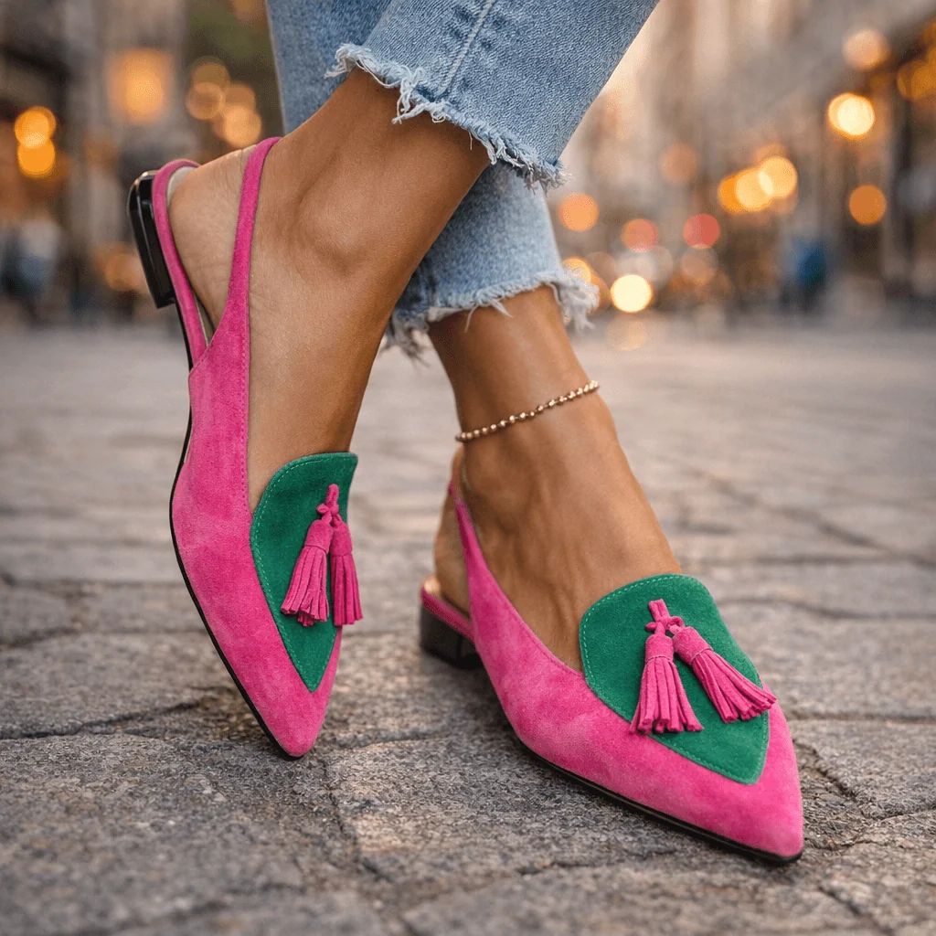 Sofia | Handcrafted Strappy Sandals with Tassels