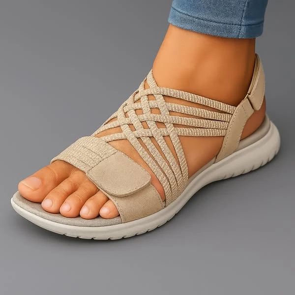 Bridget | Woven Comfort Sandals