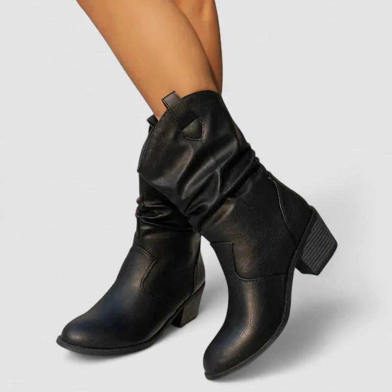 Eleonora | Heeled Slouch Boots