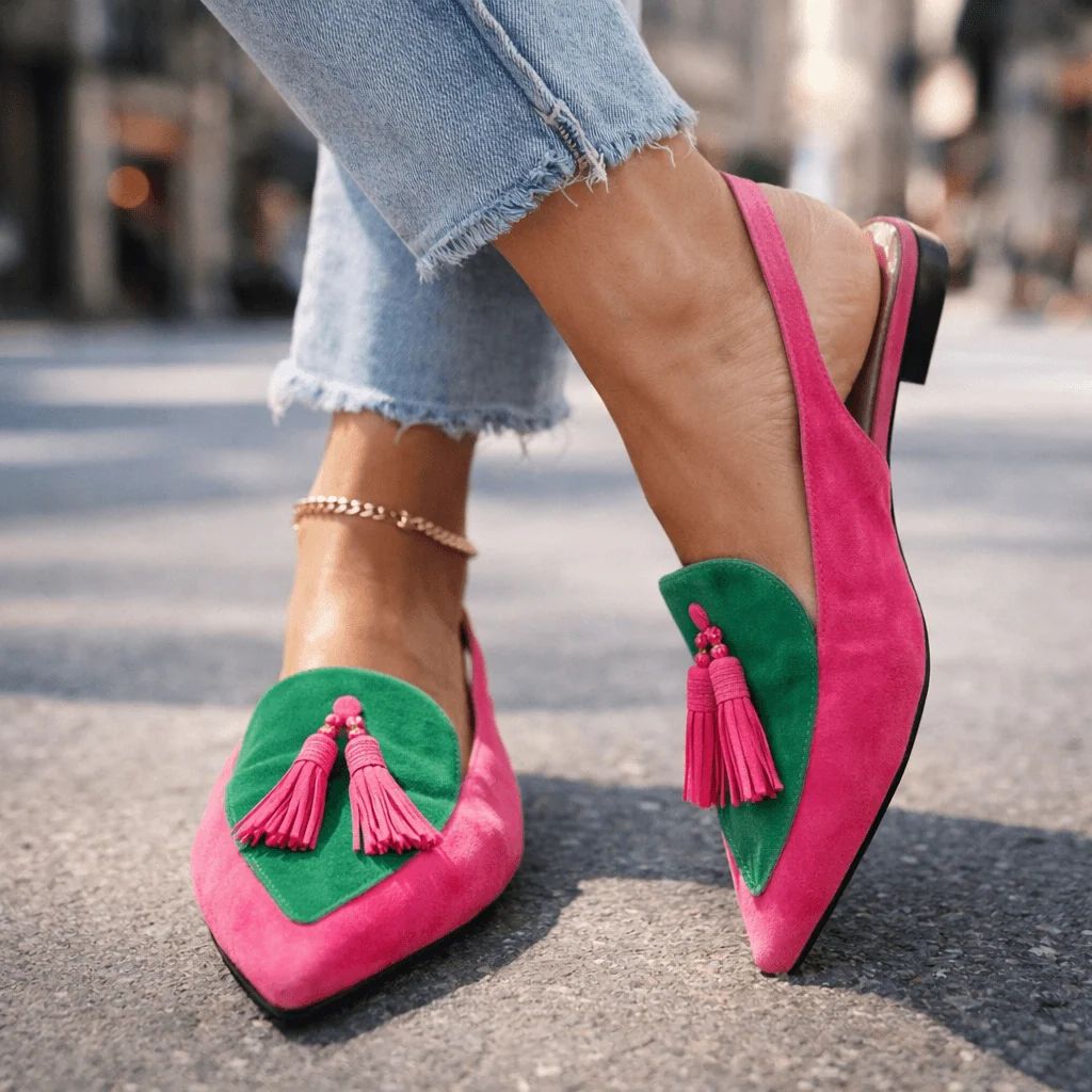 Sofia | Handcrafted Strappy Sandals with Tassels