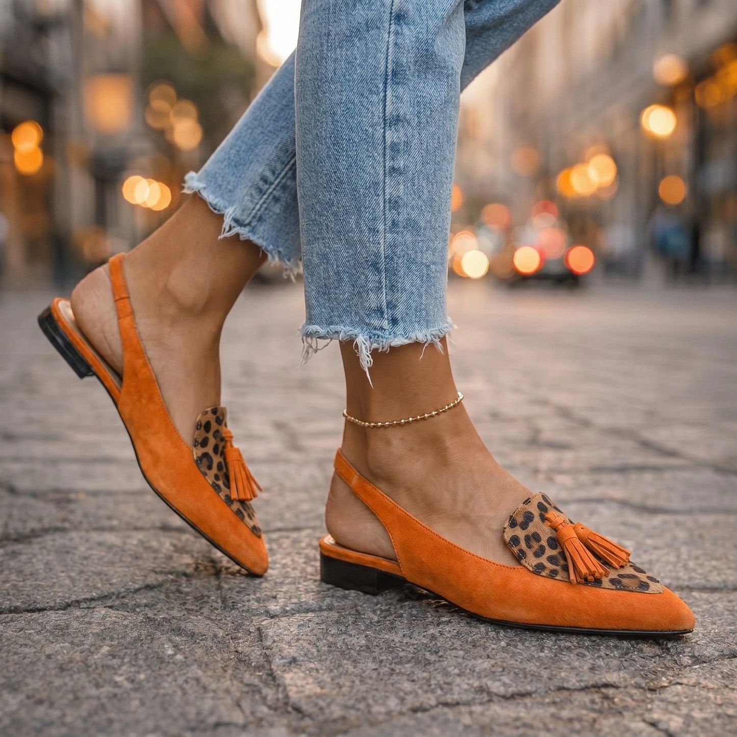 Sofia | Handcrafted Strappy Sandals with Tassels