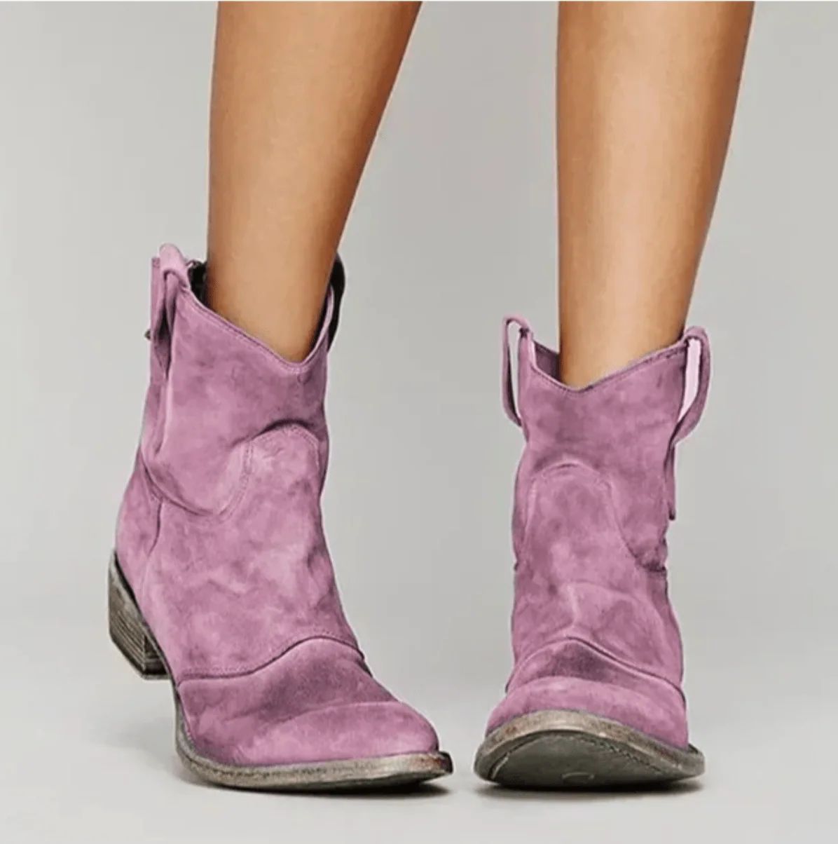 Serafina | Pull-On Western Ankle Boots