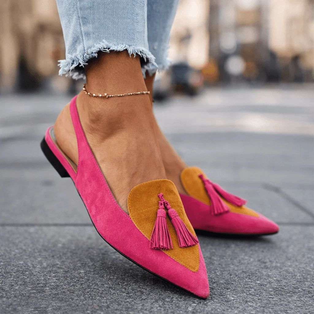 Sofia | Handcrafted Strappy Sandals with Tassels