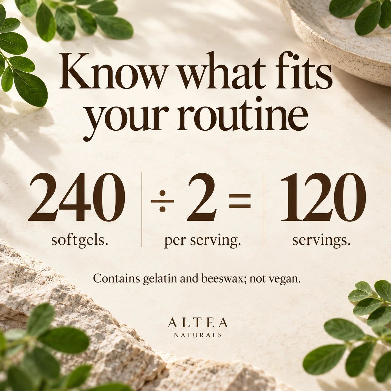 Altea Naturals® Moringa 4-in-1 Softgels — 2 educational detail