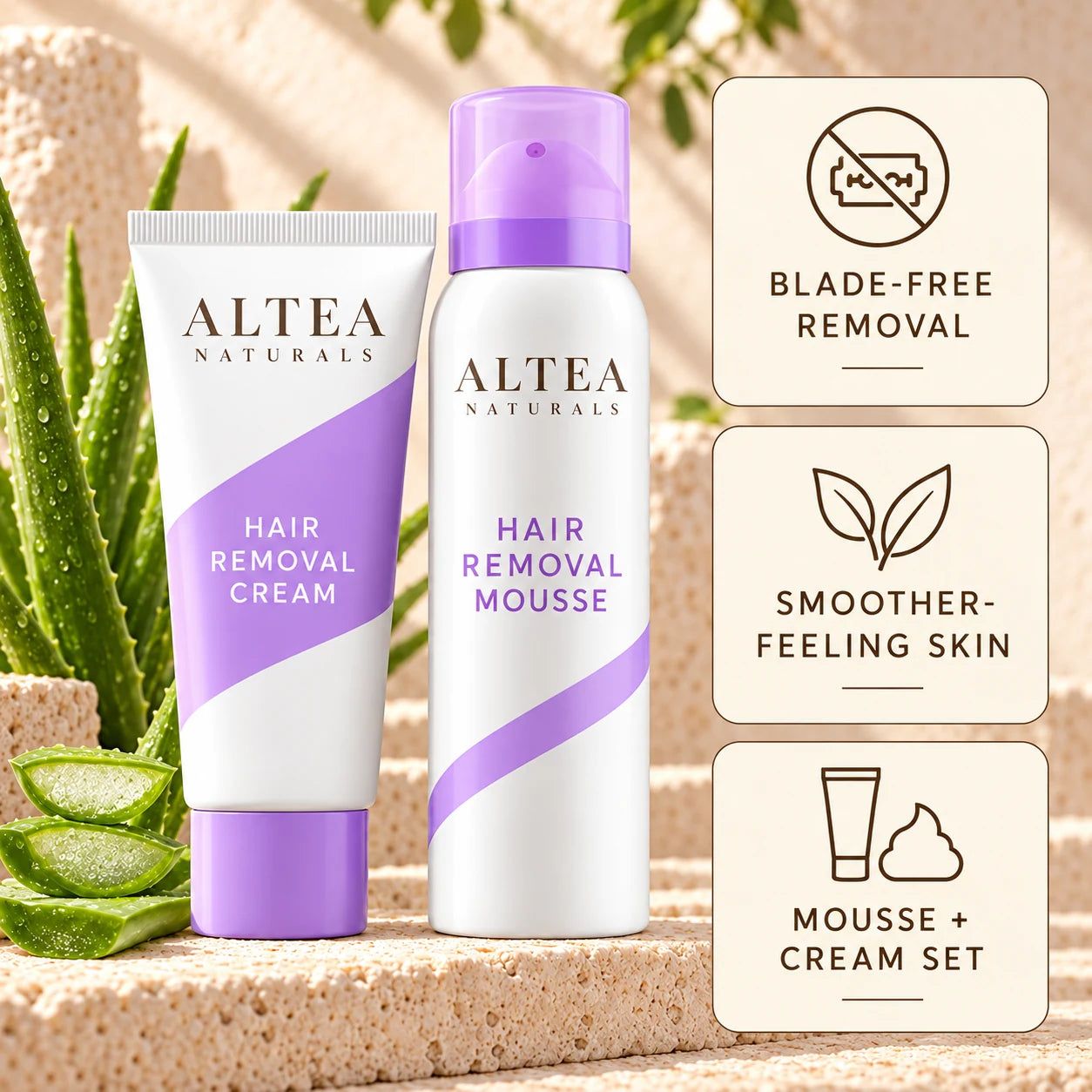 Altea Naturals Hair Removal Duo — hero