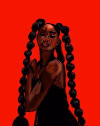 Black Girl, Red flags