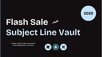 Flash Sale Subject Line Vault