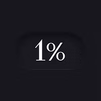 1%