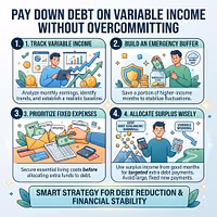Pay Down Debt on Variable Income Without Overcommitting