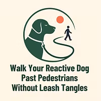 Walk Your Reactive Dog Past Pedestrians Without Leash Tangle