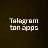 Telegram ton apps 