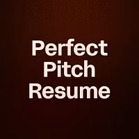 Perfect Pitch Resume