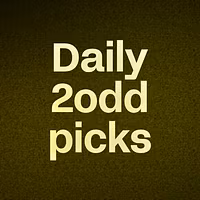 Daily 2odd picks