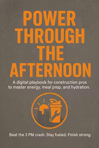 Power through the afternoon